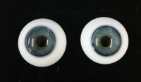 Tinks SOFT BLUE Lauscha Flat Back Solid Crystal Glass Eyes